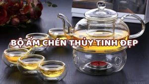 5 Bộ Ấm Chén Thủy Tinh Đẹp Nhất 16 bo am chen thuy tinh dep
