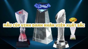 06 Mẫu cúp vinh danh nhân viên xuất sắc 6 mau cup vinh danh nhan vien xuat sac