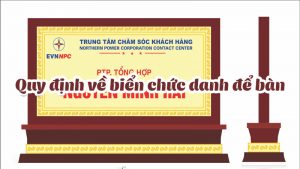 Quy định về biển chức danh để bàn cần phải biết 4 quy dinh ve bien chuc danh de ban ban can biet