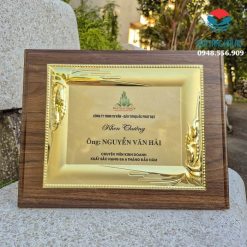 Quà Tặng Doanh Nghiệp Số 1 Việt Nam 64 Bảng Vinh Danh Kim Loại BKL 50